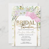 Invitation Fête des mariées de déjeuner nuptiale du printemps (Devant)