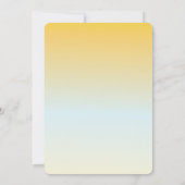 Invitation Fête des mariées de destination de la valise Ombre (Dos)