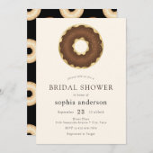 Invitation Fête des mariées de Donut (Devant / Derrière)