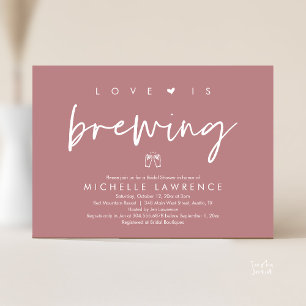 Invitation Fête des mariées de fête de la bière, l'amour bras