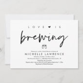 Invitation Fête des mariées de fête de la bière, l'amour bras (Devant)