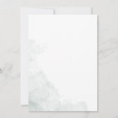 Invitation Fête des mariées de feuillage botanique d'Eucalypt (Dos)