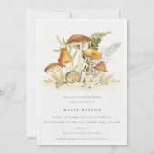 Invitation Fête des mariées de feuillage de la fougère de cha (Devant)