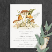 Invitation Fête des mariées de feuillage de la fougère de cha