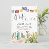Invitation Fête des mariées de Fiesta Cactus Boho (Debout devant)