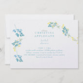 Invitation Fête des mariées de Fleur sauvage jaune printemps (Devant)