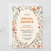 Invitation Fête des mariées de Fleur sauvage Super Cream Oran (Devant)