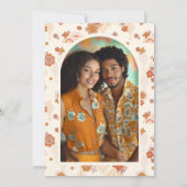 Invitation Fête des mariées de Fleur sauvage Super Crème Oran (Dos)