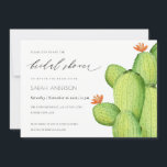 INVITATION FÊTE DES MARIÉES DE FLEURS CACTUS DE DÉSERT DE COU<br><div class="desc">Si vous avez besoin d'une personnalisation ou d'autres éléments correspondants,  n'hésitez pas à me contacter à l'adresse yellowfebstudio@gmail.com</div>