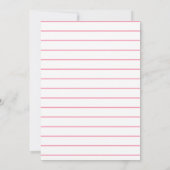 Invitation Fête des mariées de fleurs de cerisier d'aquarelle (Dos)