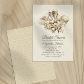 Invitation Fête des mariées de Fleurs de Champagne Brunch et