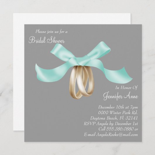 Invitation Fête des mariées de fleurs de corse mig (Devant / Derrière)