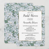 Invitation Fête des mariées de fleurs de lotus blanc (Devant / Derrière)