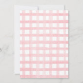 Invitation Fête des mariées de fleurs rose blanche Citrouille (Dos)