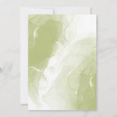 Invitation Fête des mariées de gâteau méditerranéen Citrus Le (Dos)