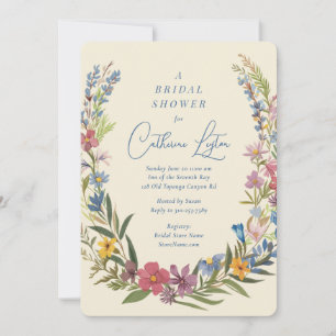 Invitation Fête des mariées de germe de printemps