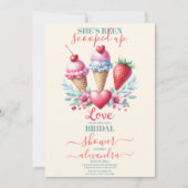 Invitation Fête des mariées de glace Boho (Devant)