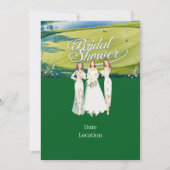 Invitation Fête des mariées de golf (Devant)