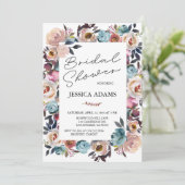 Invitation Fête des mariées de grace florale (Debout devant)