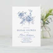 Invitation Fête des mariées de jardin victorienne Dusty (Debout devant)