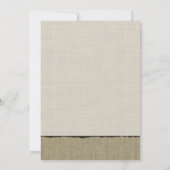 Invitation Fête des mariées de jarre et de tournesol (Dos)