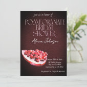 Invitation Fête des mariées de la branche de grenade (Debout devant)