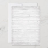 Invitation Fête des mariées de la branche de la jarre de Maso (Dos)