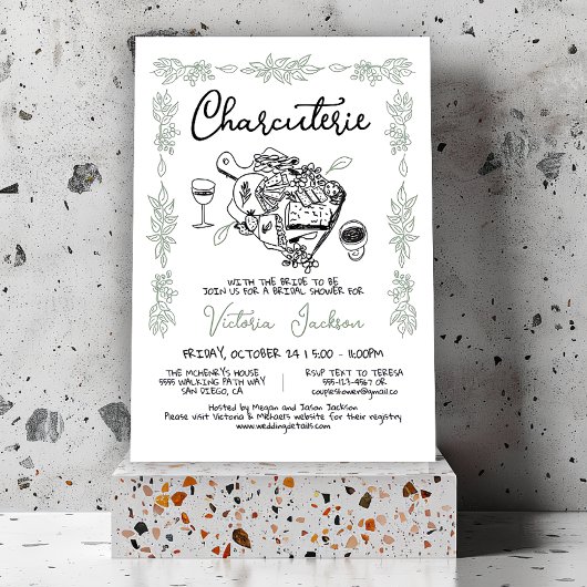 Invitation Fête des mariées de la Commission de la charcuteri