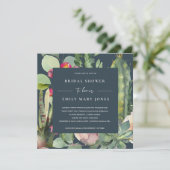 INVITATION FÊTE DES MARIÉES DE LA FAUNE CACTI DE LA MARINE RO (Debout devant)