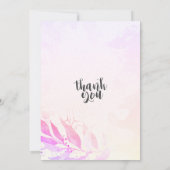 Invitation Fête des mariées de la fête de bachelorette Feuill (Dos)