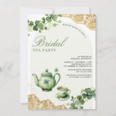 Invitation Fête des mariées de la fête du thé Shamrock de la  (Devant)