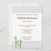 Invitation Fête des mariées de la Journée Spa de l'Illustrati (Dos)