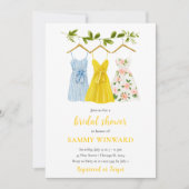 Invitation Fête des mariées de la ligne de vêtements d'été (Devant)