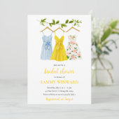 Invitation Fête des mariées de la ligne de vêtements d'été (Debout devant)