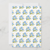 Invitation Fête des mariées de la ligne de vêtements d'été (Dos)