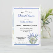 Invitation Fête des mariées de la maison d'oiseaux Rustique B (Debout devant)