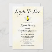 Invitation Fête des mariées de la mariée à être (Devant)