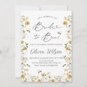 Invitation Fête des mariées de la mariée à l'abeille - mignon (Devant)