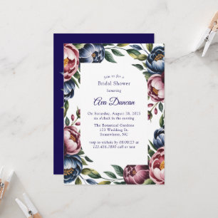 Invitation Fête des mariées de la marine de Bourgogne