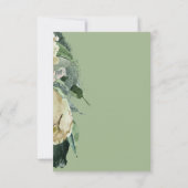 Invitation Fête des mariées de la partie de l'engagement Phot (Dos)