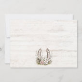 Invitation Fête des mariées de la robe de mariée Mariage fill (Dos)