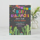 Invitation Fête des mariées de la Sainte Guacamole Fiesta Cac (Debout devant)