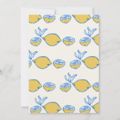 Invitation Fête des mariées de la taille principale dessinée  (Dos)