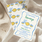 Invitation Fête des mariées de la taille principale dessinée 