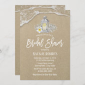 Invitation Fête des mariées de lanterne de poisson-torche de  (Devant / Derrière)