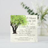 Invitation Fête des mariées de l'arborescence (Debout devant)