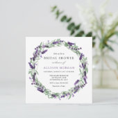 Invitation Fête des mariées de lavande (Debout devant)