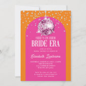 Invitation Fête des mariées de l'époque de la mariée à la dis (Devant)