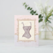 Invitation Fête des mariées de lingerie Corset victorienne (Debout devant)