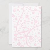 Invitation Fête des mariées de lingerie diamant rose et blanc (Dos)